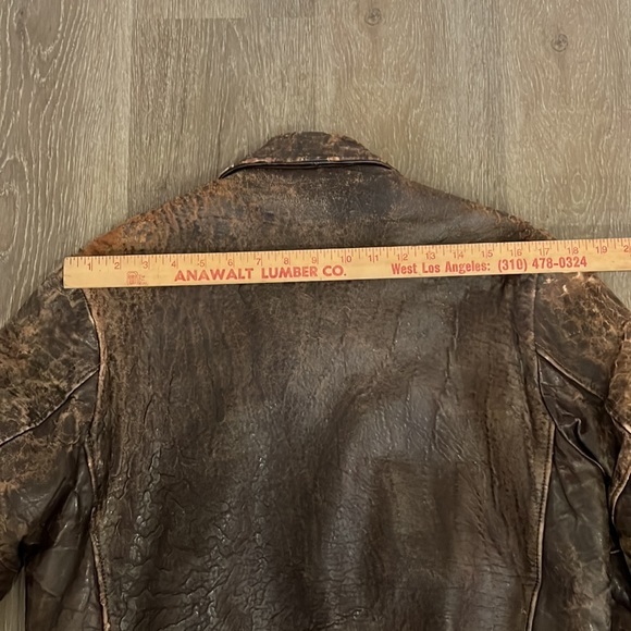 American Vintage Distressed Bomber Jacket. - Picture 13 of 15